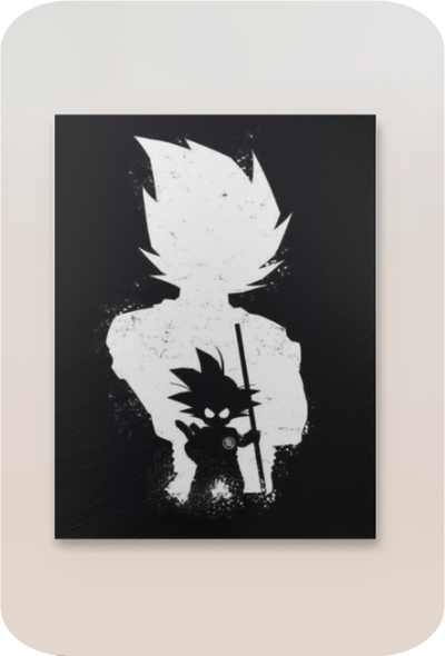 Goku Metal Poster