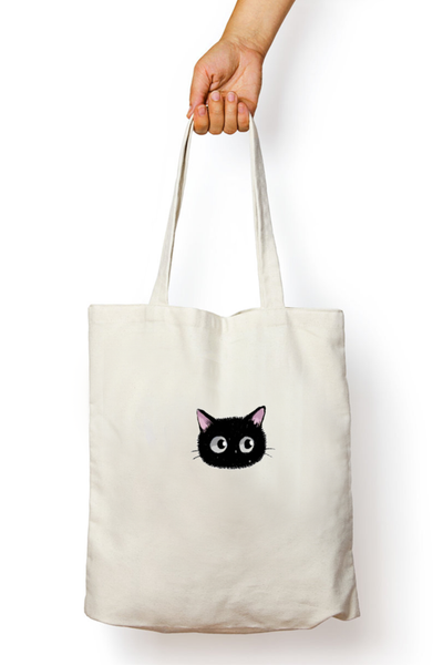 Black Cat Tote Bag