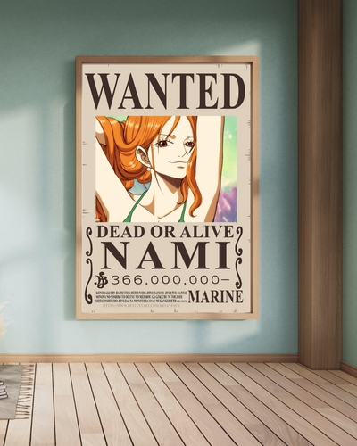 Nami Wanted Bounty Poster