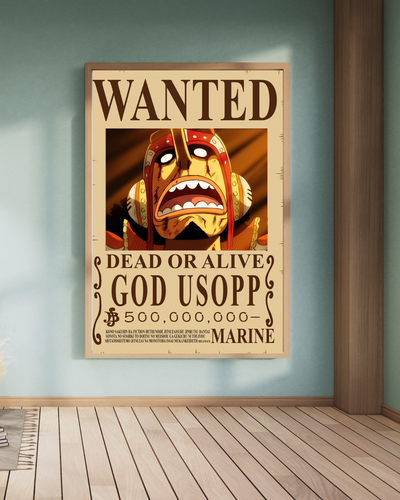 Usopp Wanted Bounty Poster